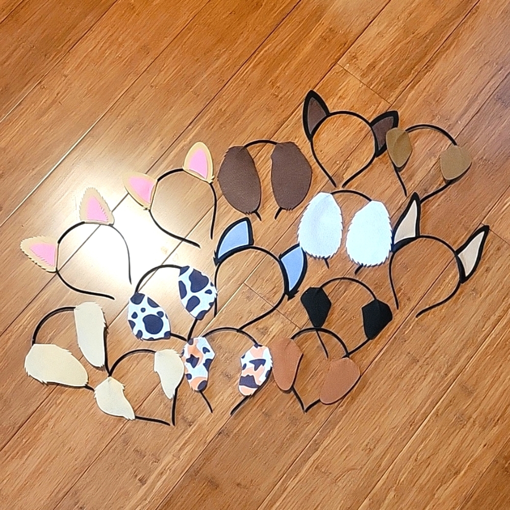 Puppy Dog Headbands-- 14 Pieces
